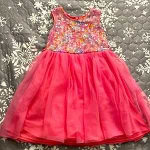 Dreamworks Trolls Pink Dress with Sequins size 5